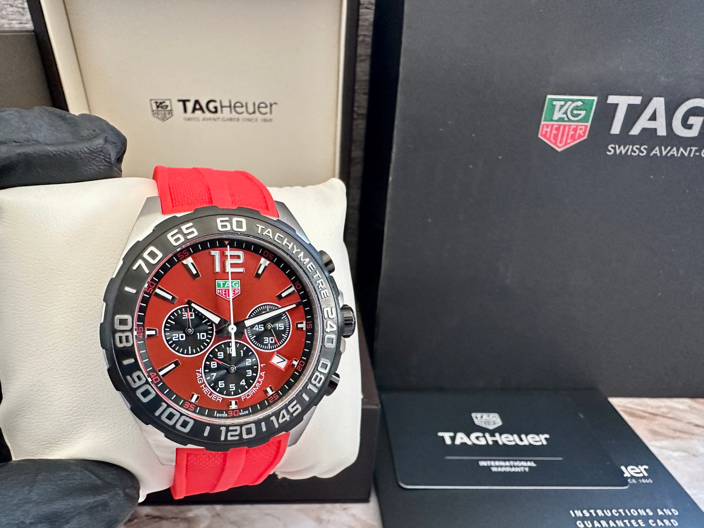 Reloj F1, AAA, Quartz, rojo