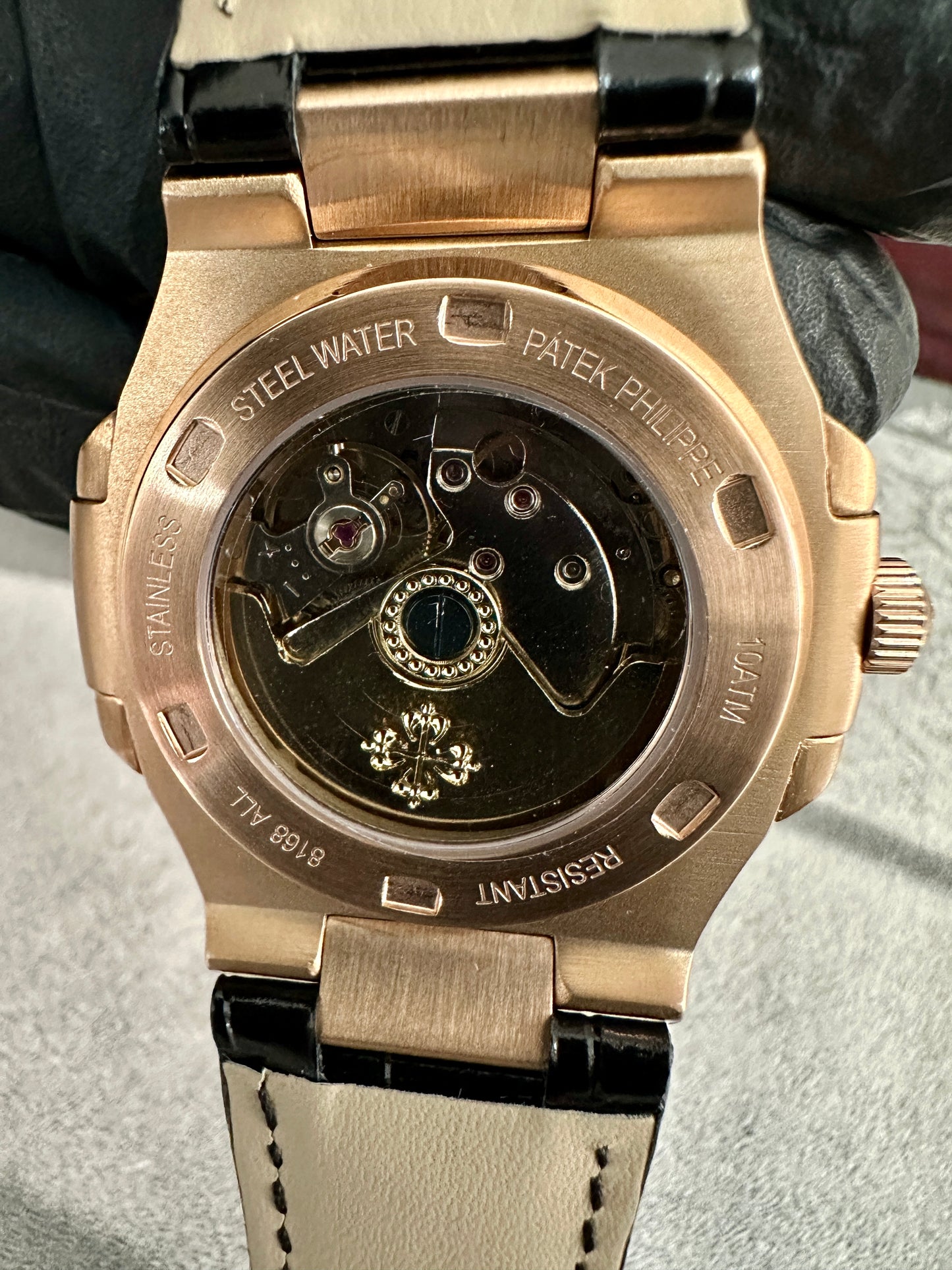 Reloj Pat Nautilus AAA Automático Correa de Piel