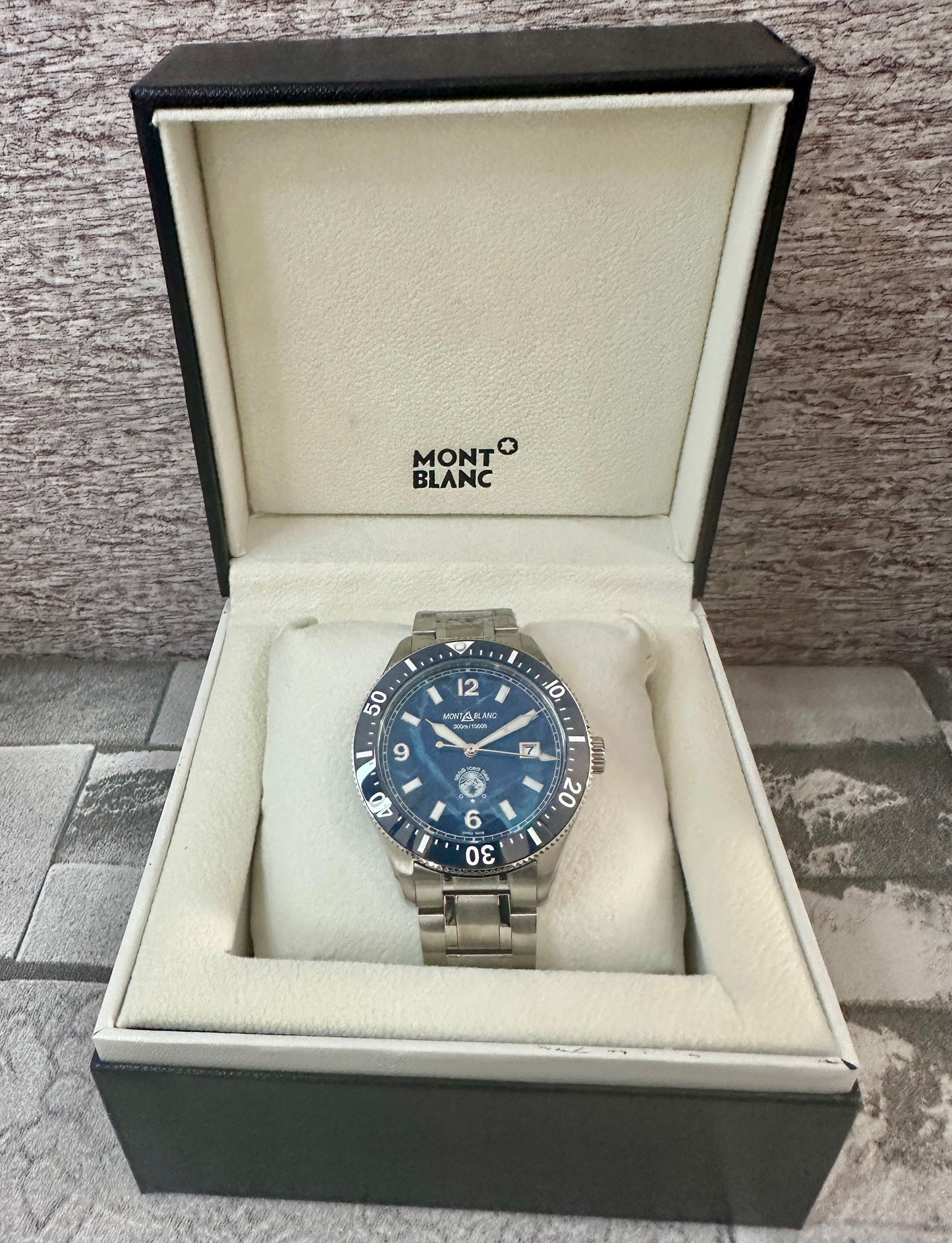Reloj MB Iced Sea AAA azul