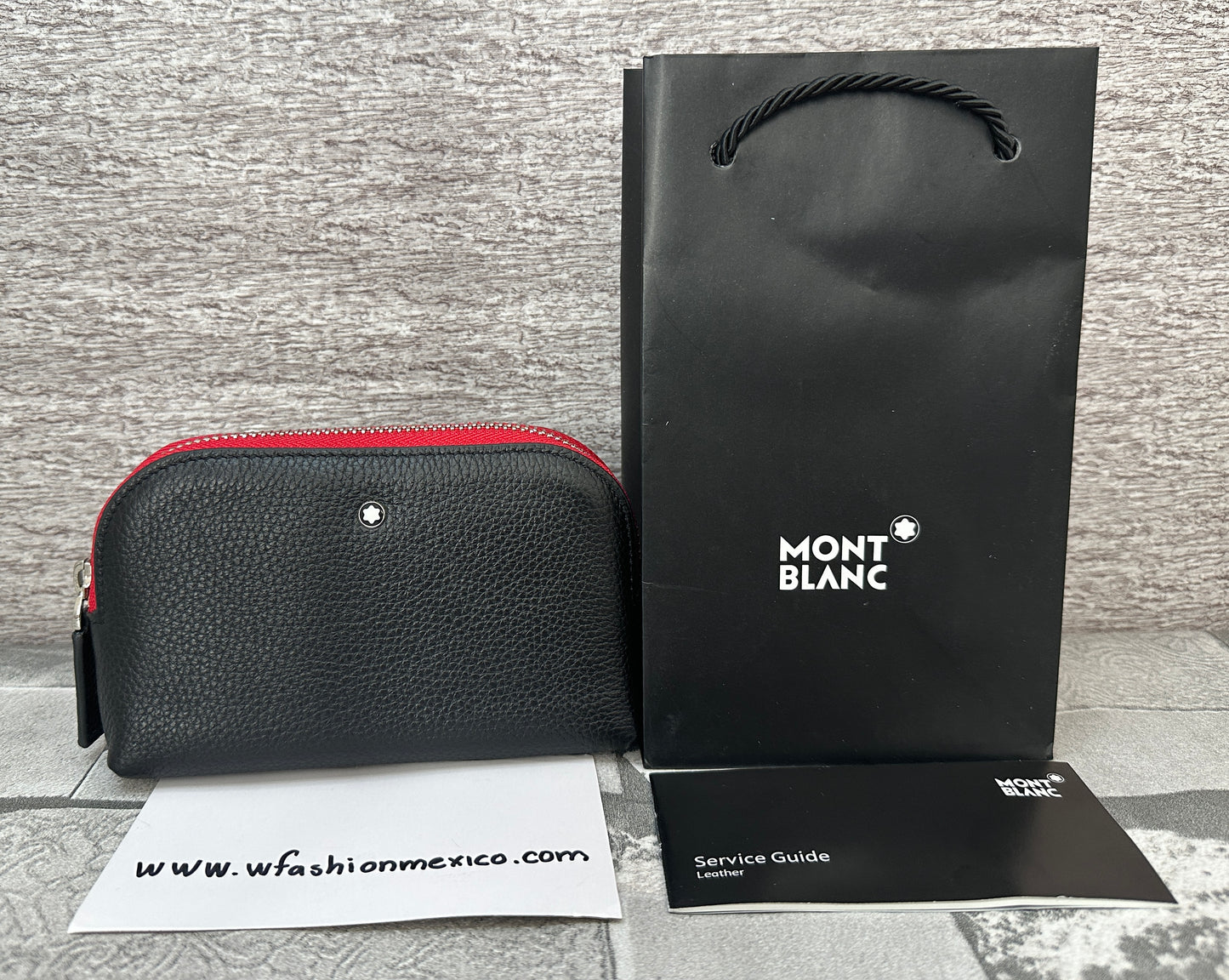 Neceser de viaje Mont B interior rojo