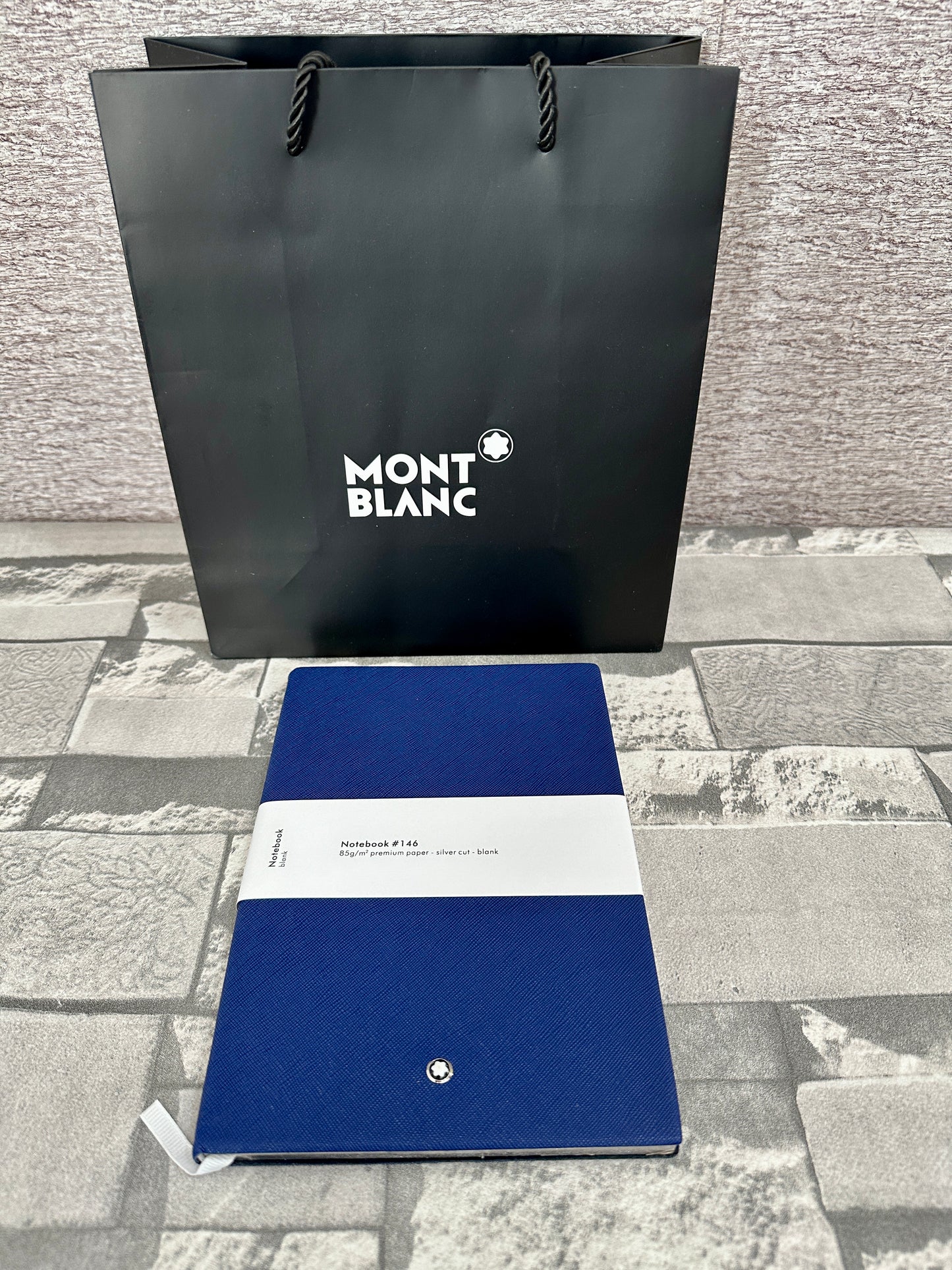 Cuaderno de escritura color azul Mont
