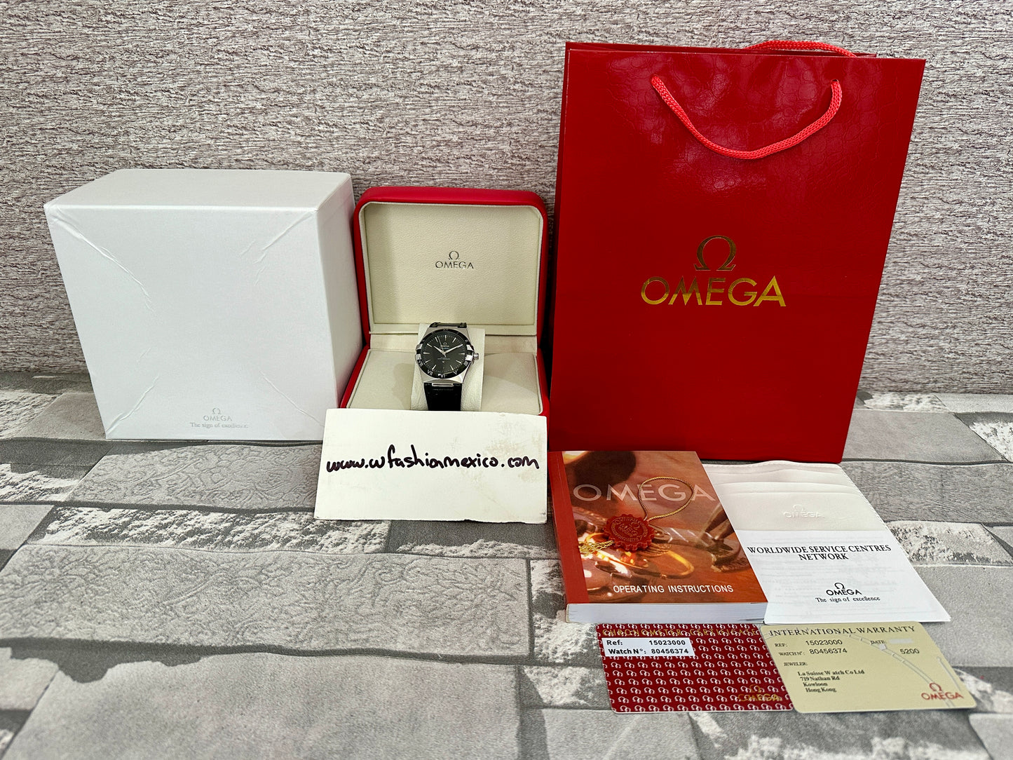 Reloj Constellation, AAA, Automático, correa de Piel negra