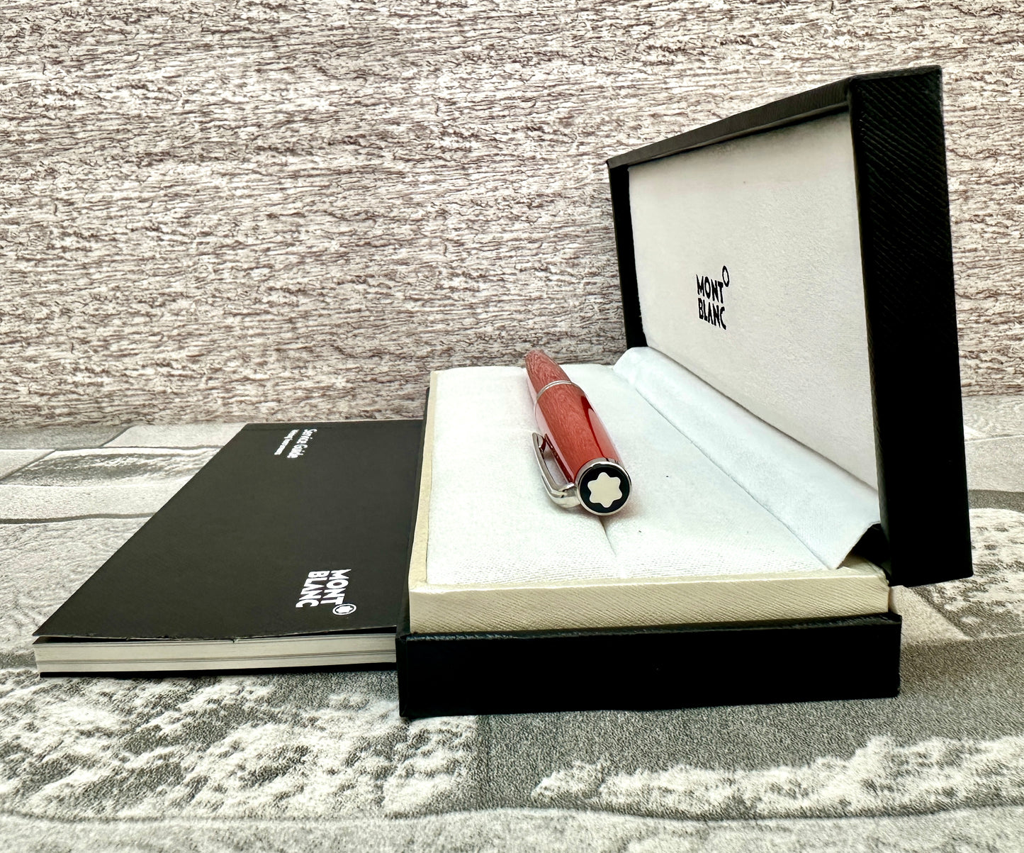 Pluma MB Rollerball PIX naranja