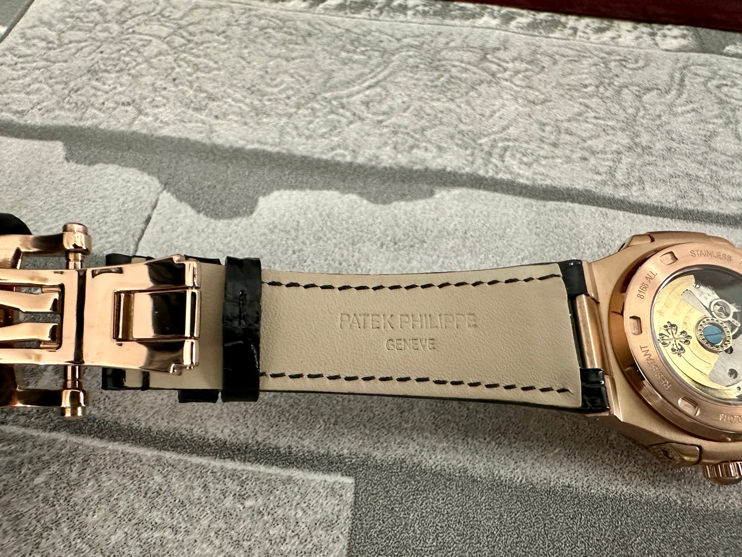 Reloj Pat Nautilus AAA Automático Correa de Piel