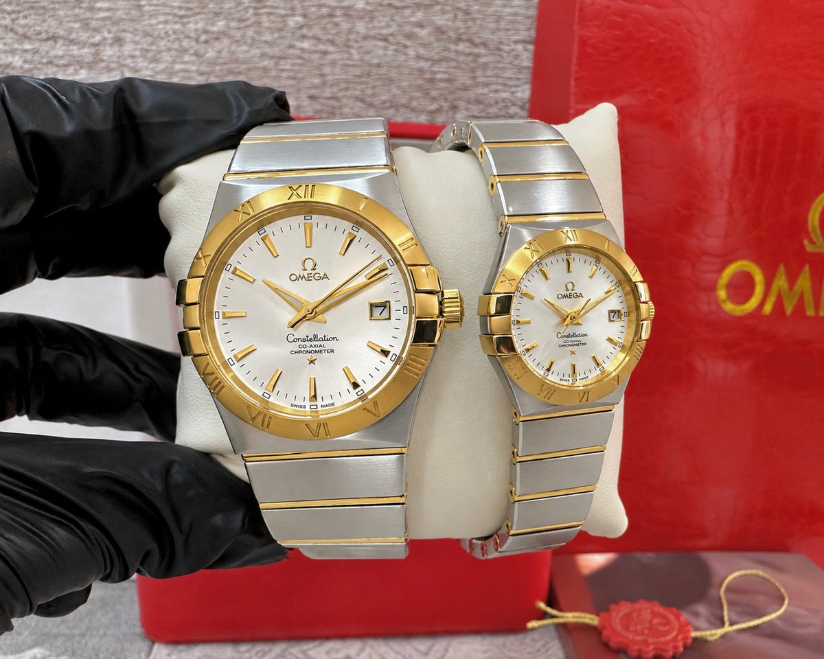 Reloj Constellation Dama, AAA, Automático, color oro acero