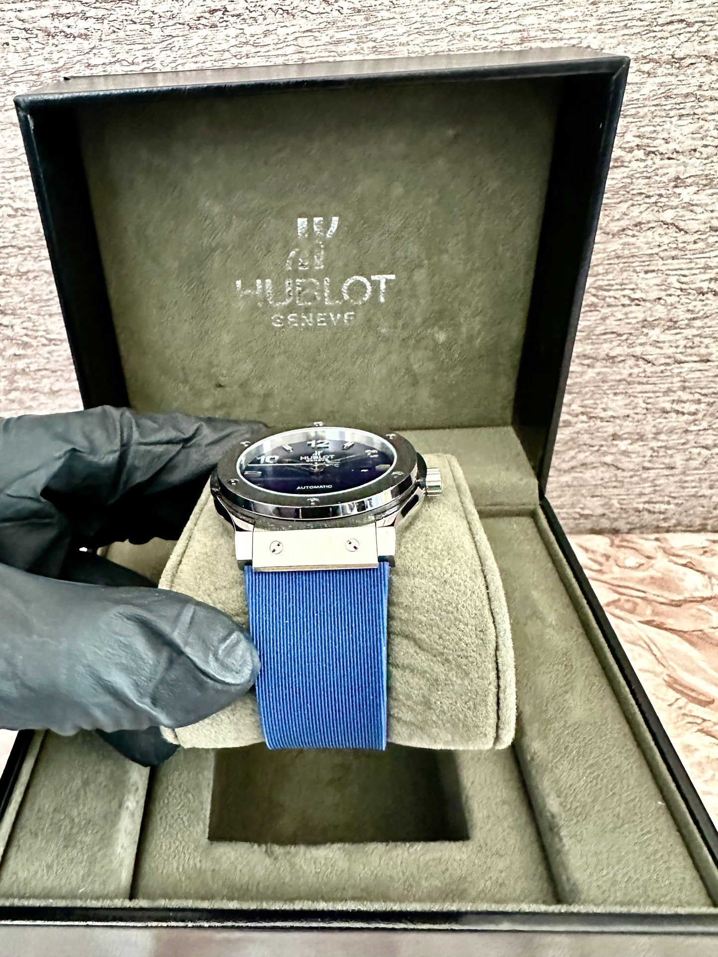 Reloj Hub10t Classic AAA Quartz azul