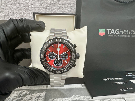 Reloj F1, AAA, Quartz, rojo