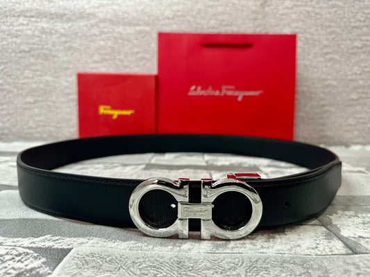 Cinturón SF hebilla plateada