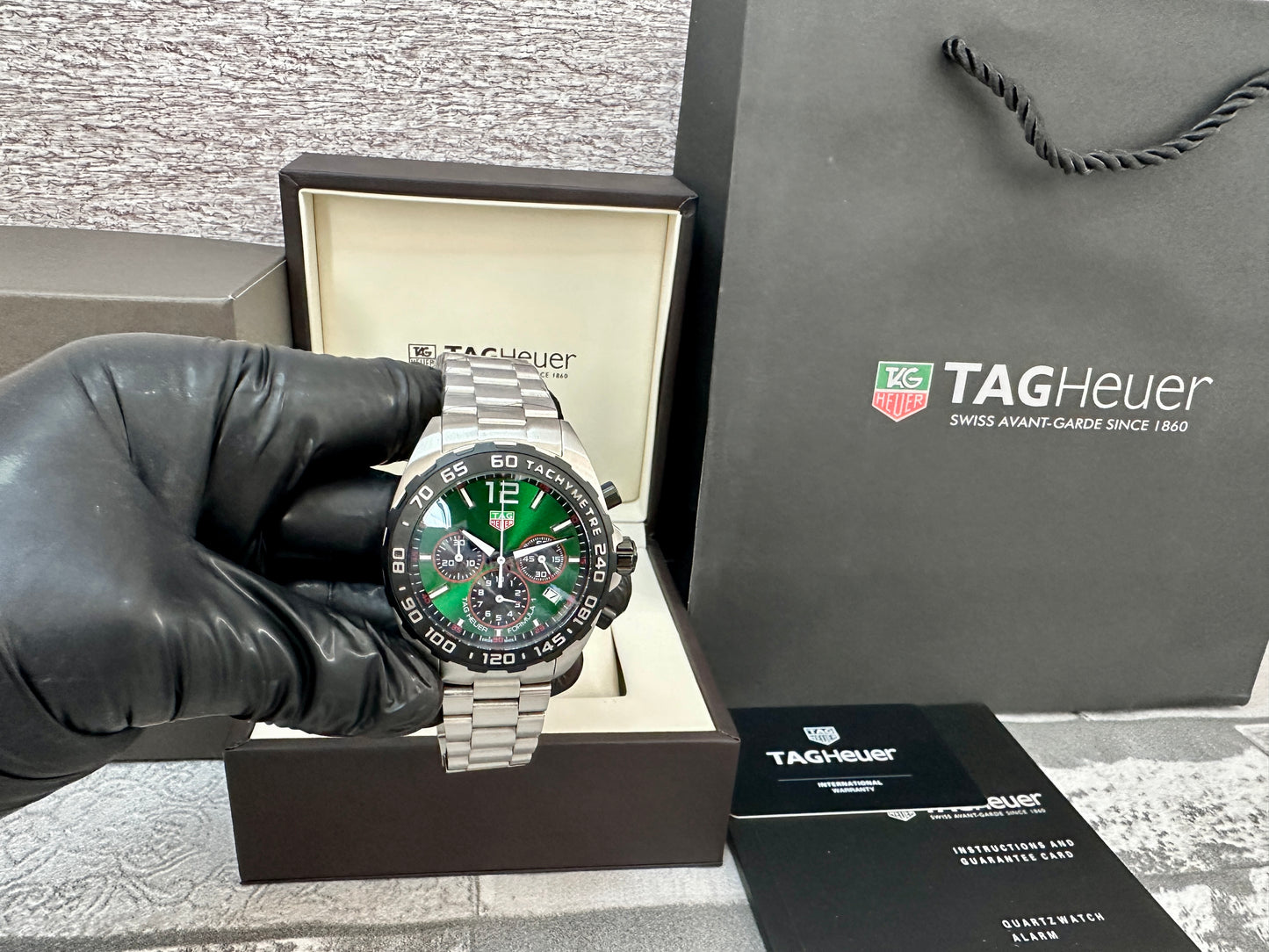 Reloj F1, AAA, Quartz, verde