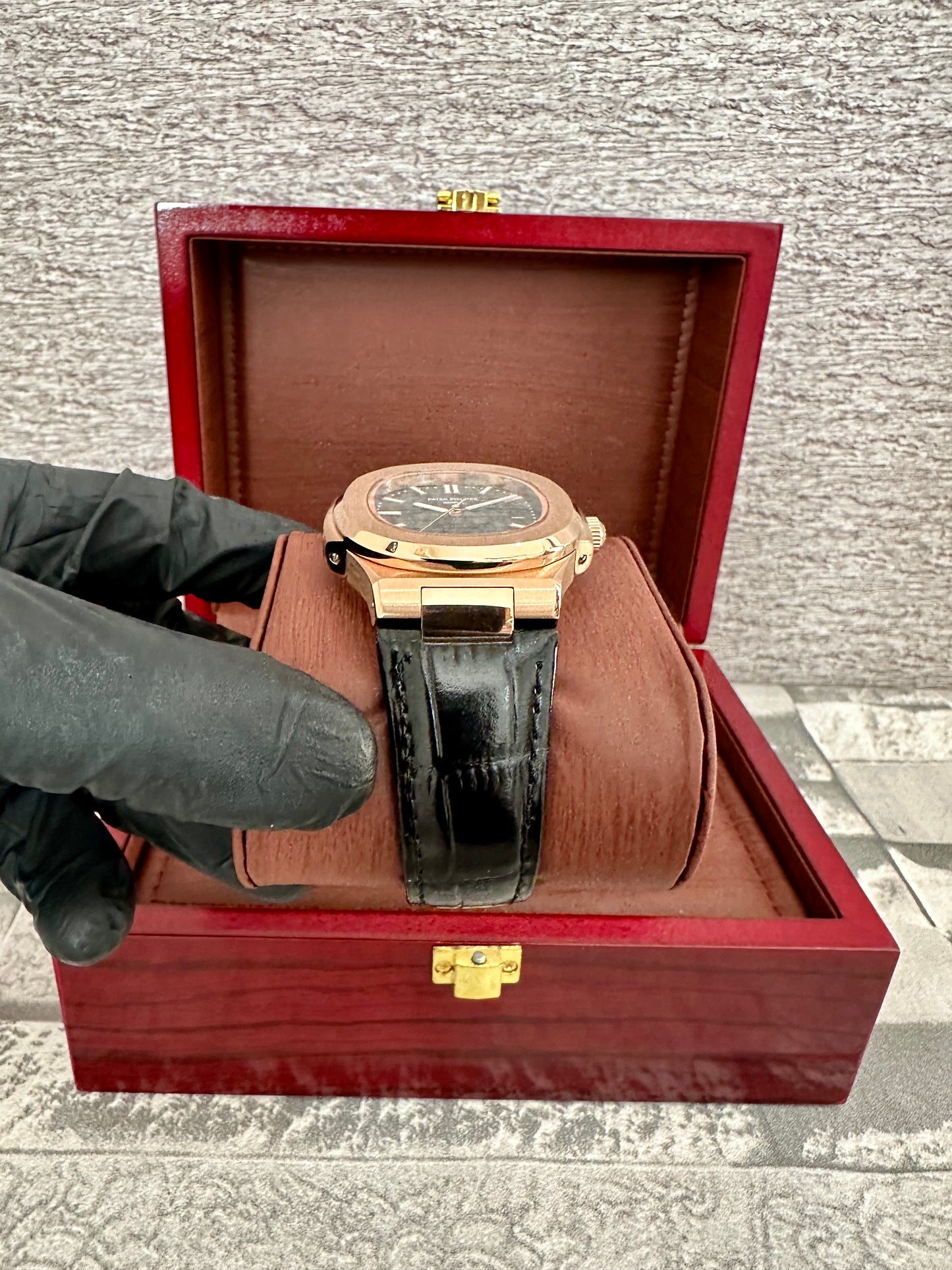 Reloj Pat Nautilus AAA Automático Correa de Piel
