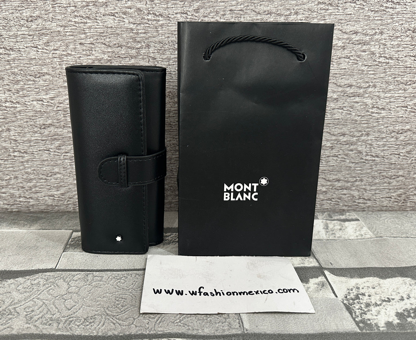 Estuche para 2 plumas M0nt bl4nc Piel Genuina