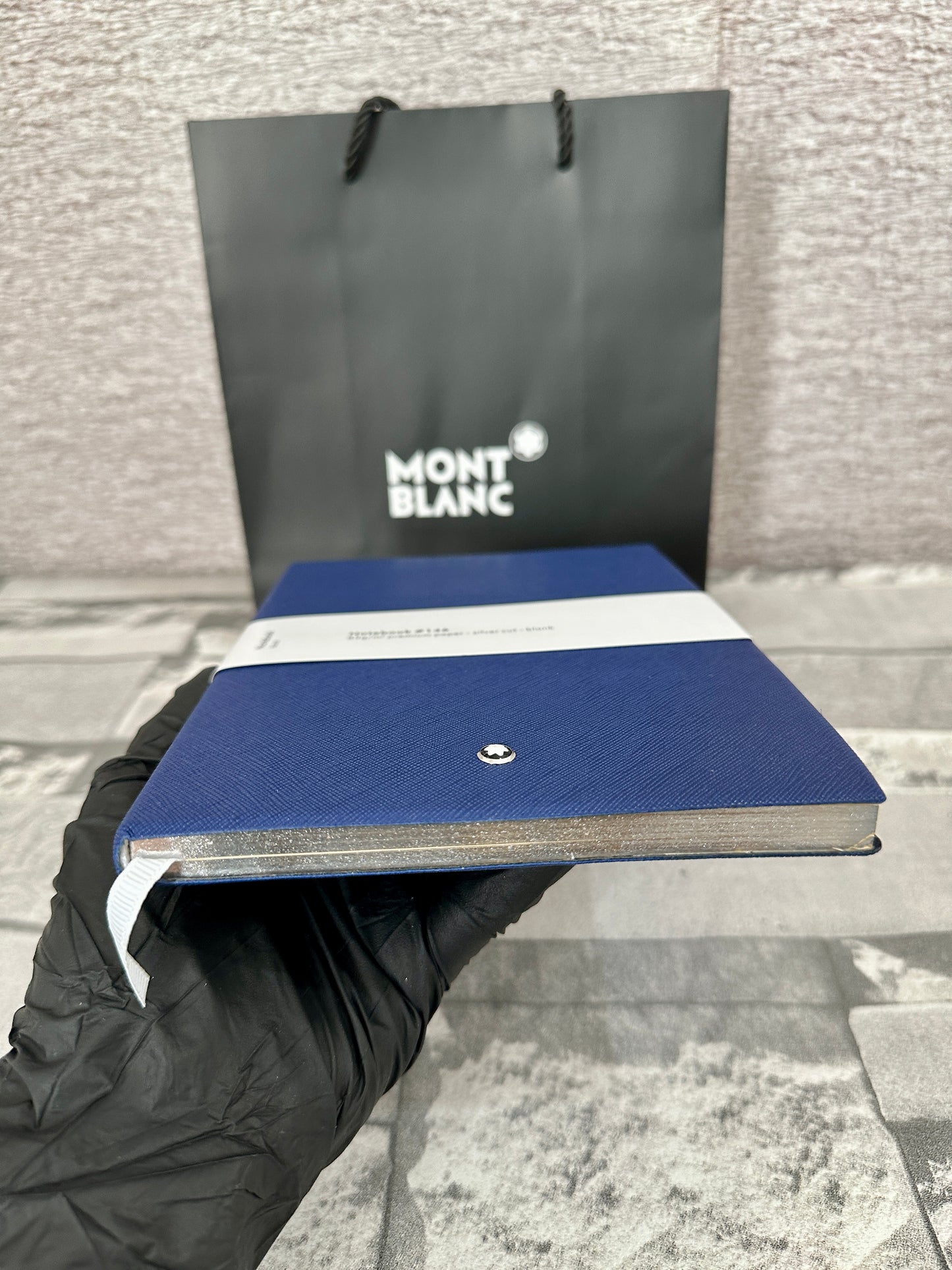Cuaderno de escritura color azul Mont
