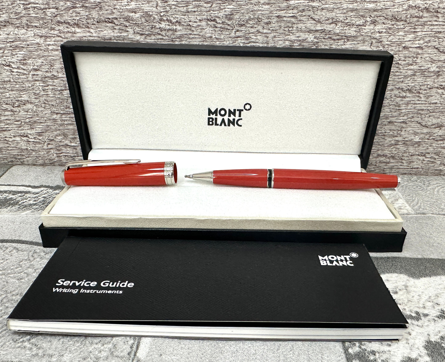 Pluma MB Rollerball PIX naranja