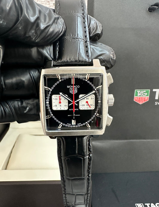 Reloj Monaco Chronograph negro, AAA