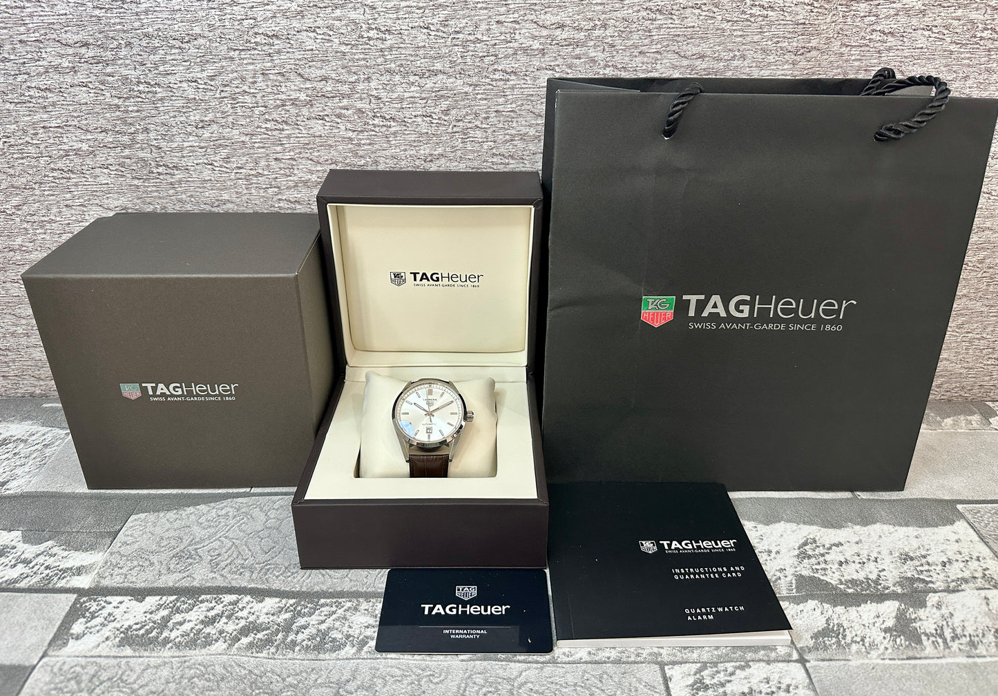 Reloj Carrera AAA Automático Correa de piel café