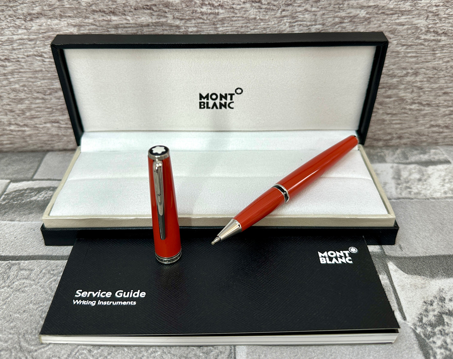 Pluma MB Rollerball PIX naranja