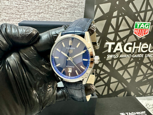Reloj Carrera AAA Automático Correa de Piel azul