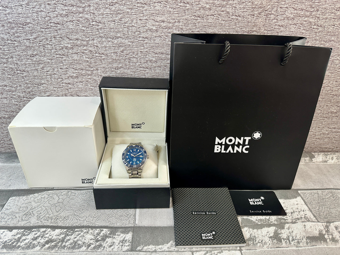 Reloj MB Iced Sea AAA azul