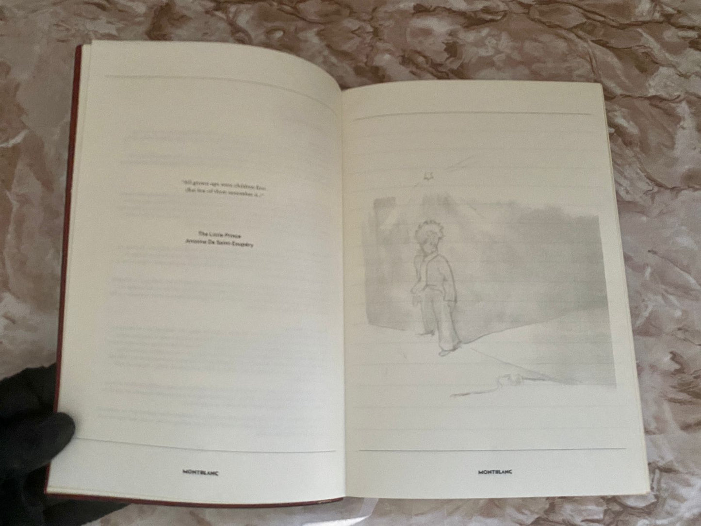 Cuaderno de escritura Mont, edición del Príncipito