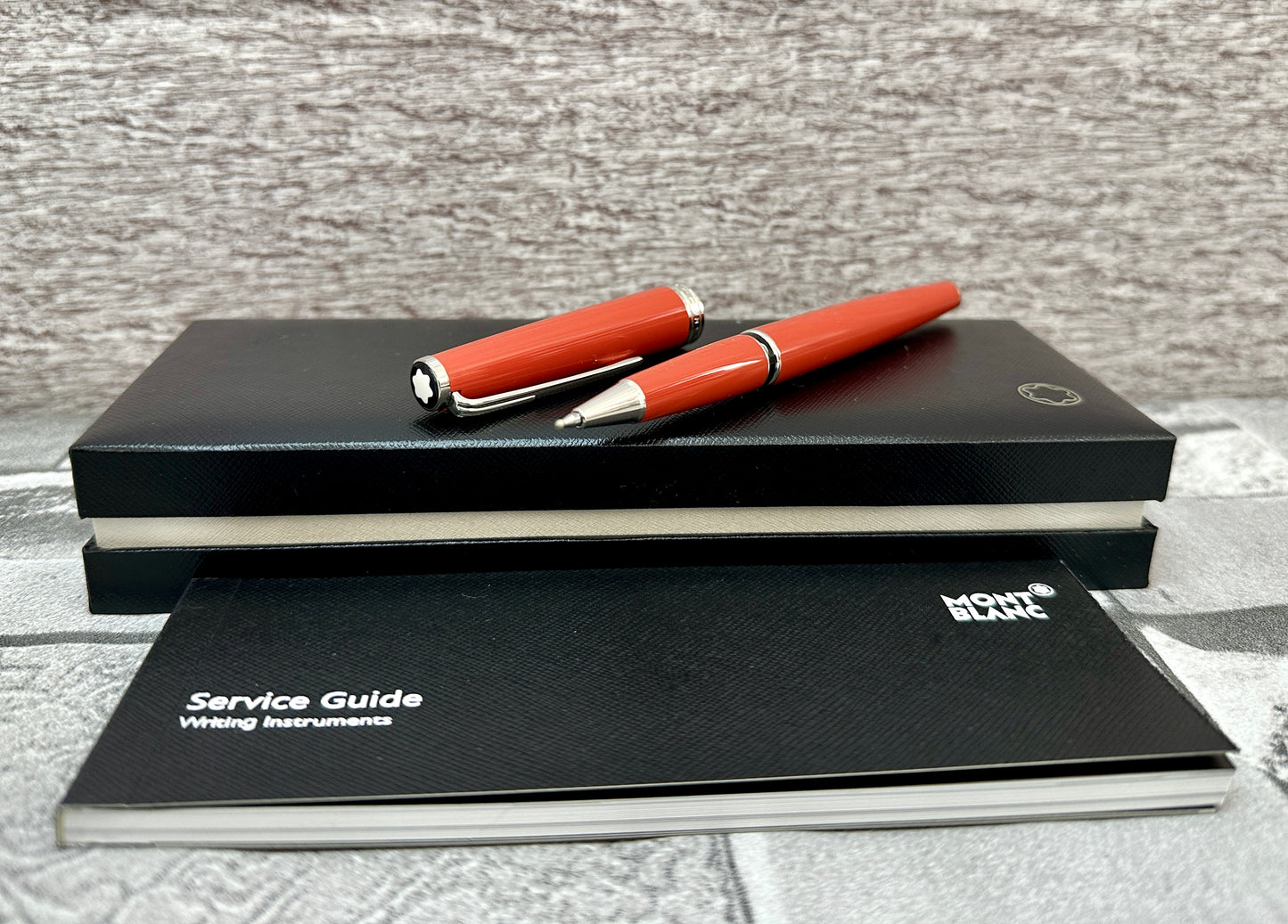 Pluma MB Rollerball PIX naranja