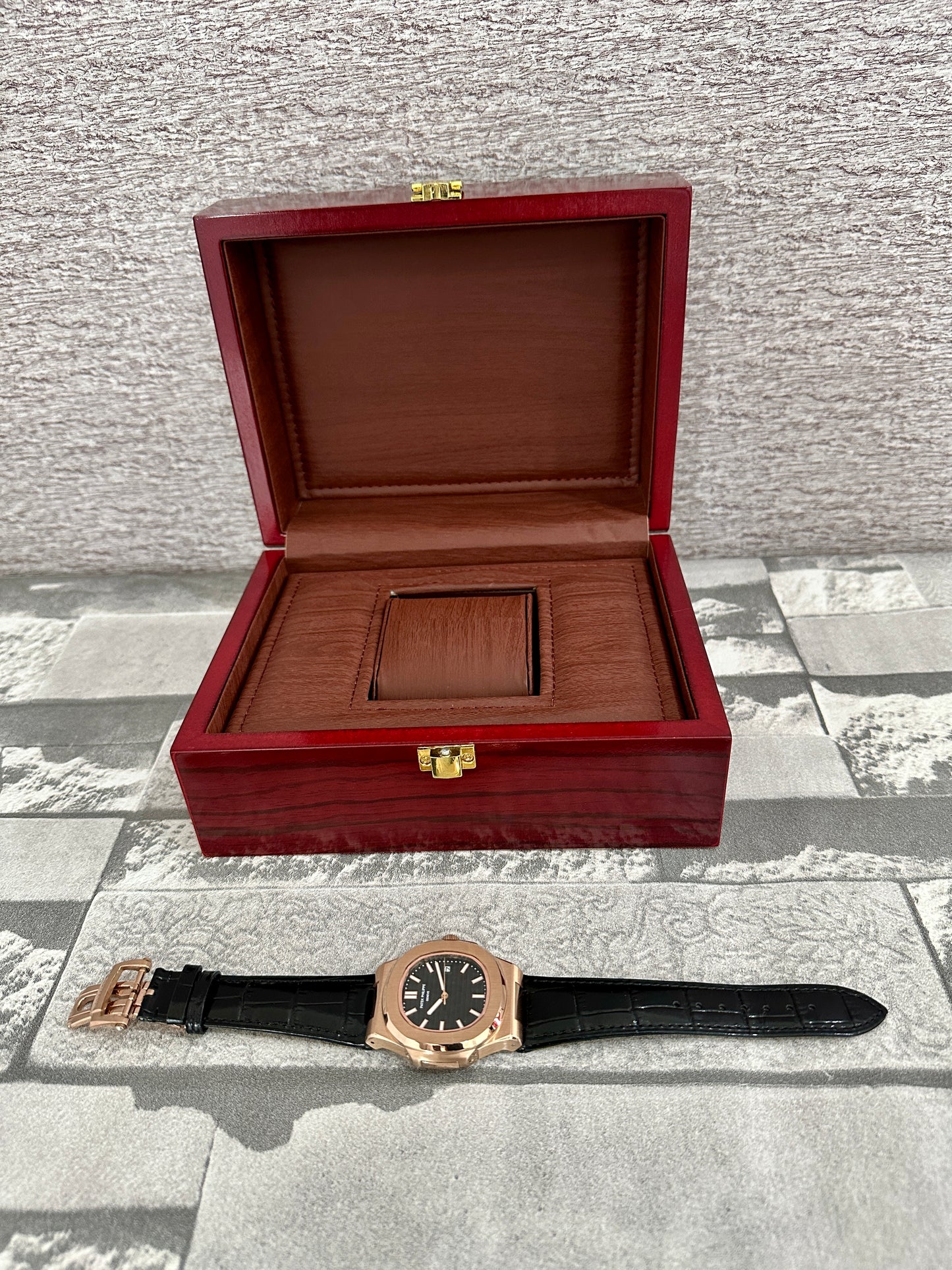Reloj Pat Nautilus AAA Automático Correa de Piel
