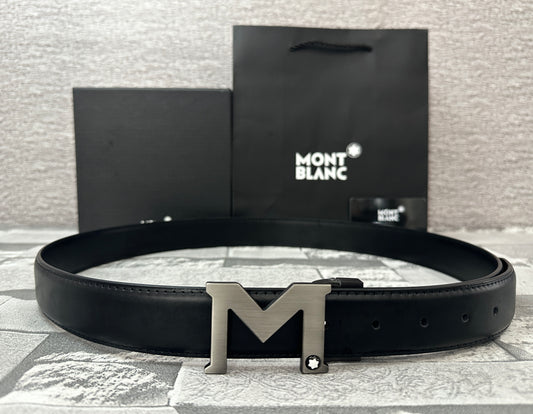 Cinturón negro Mont B, hebilla M