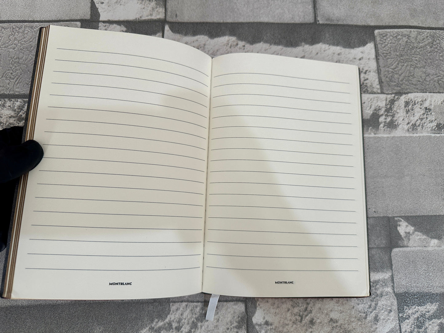 Cuaderno de escritura color azul Mont