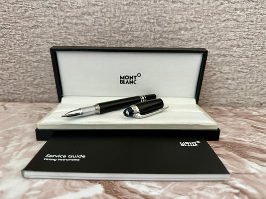 Pluma tipo Rollerball Starwalker MB negra