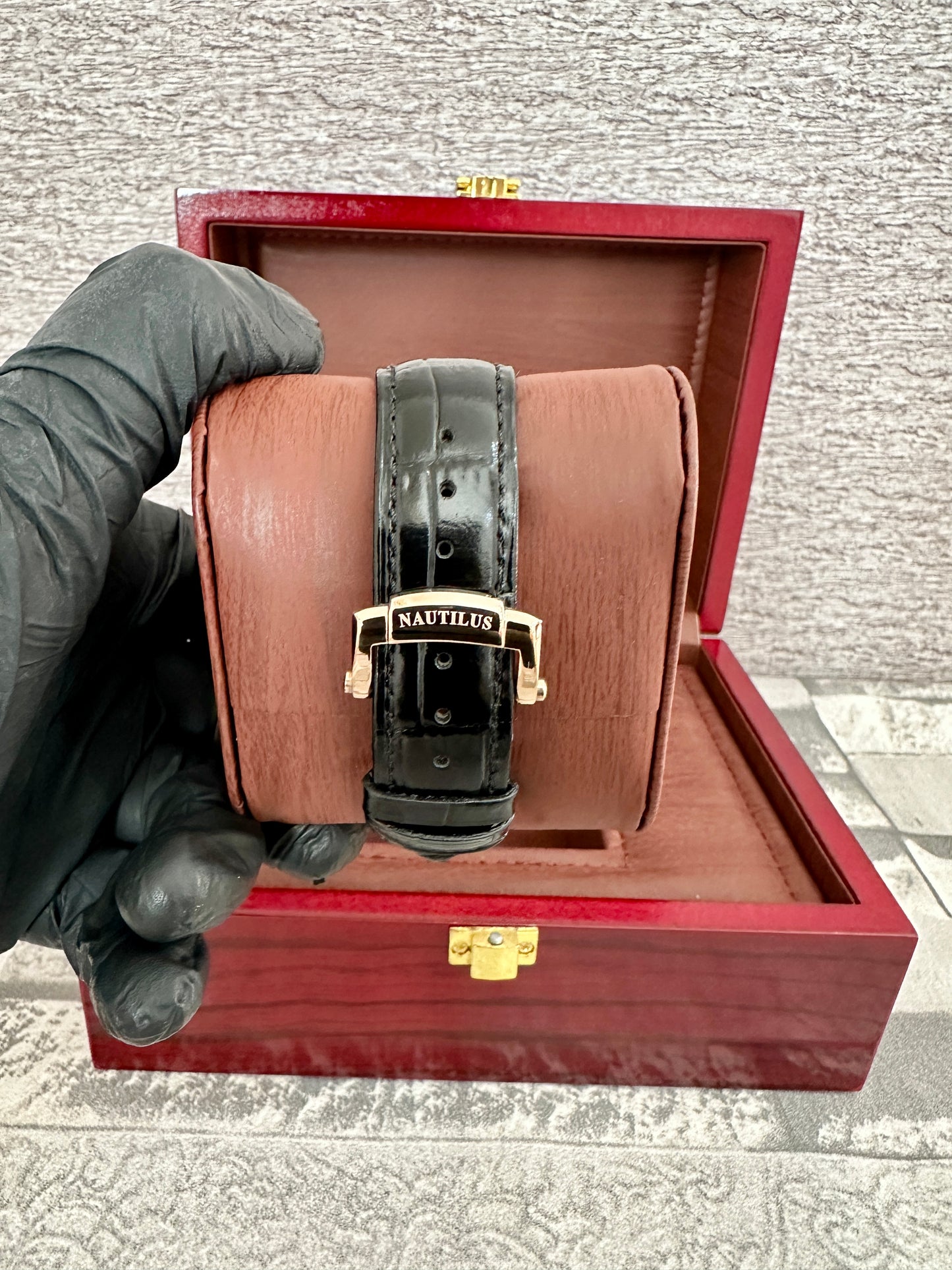Reloj Pat Nautilus AAA Automático Correa de Piel