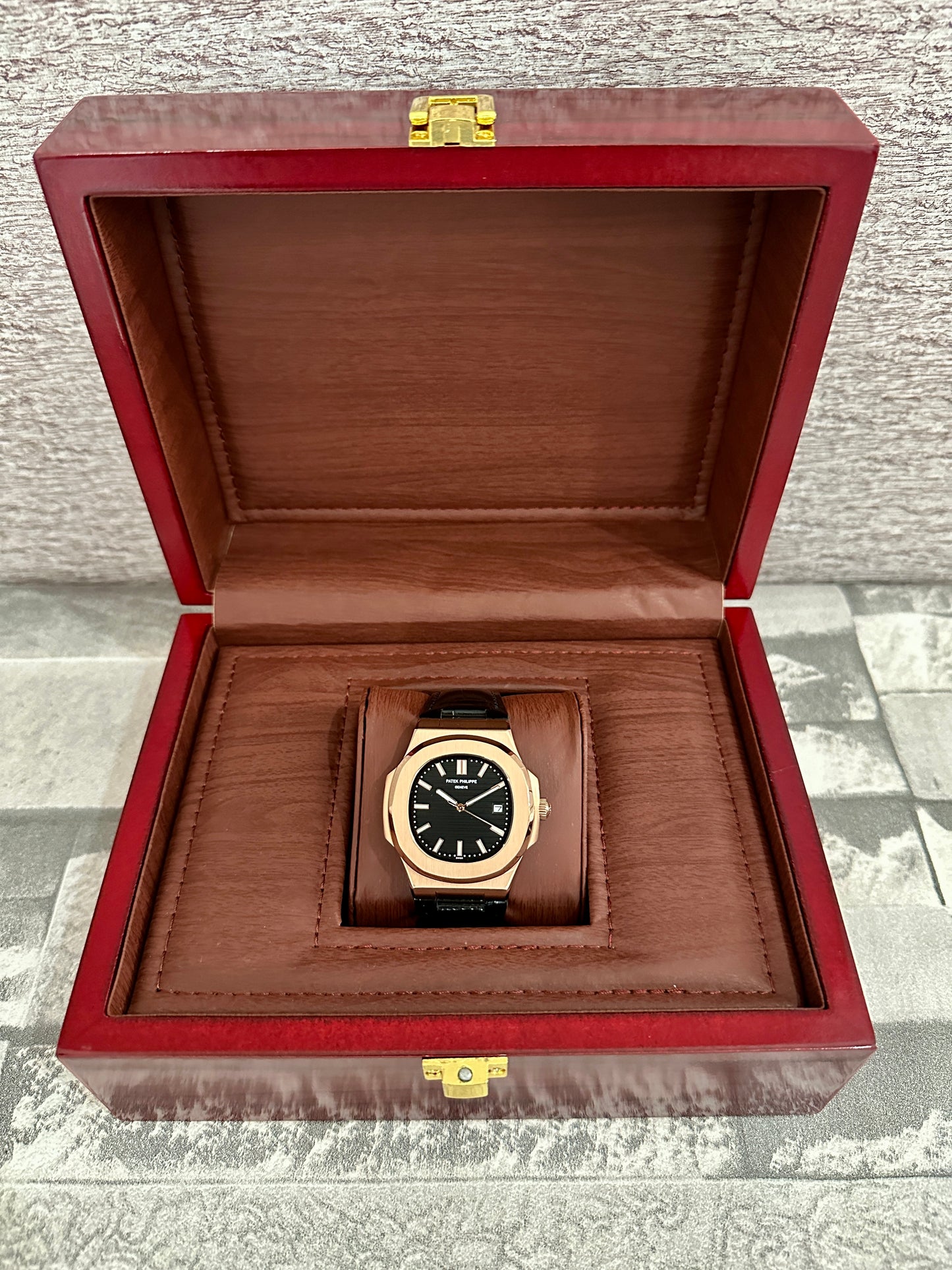 Reloj Pat Nautilus AAA Automático Correa de Piel
