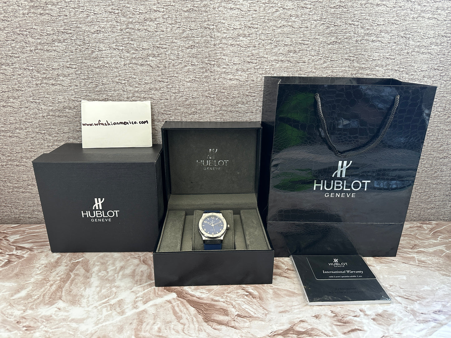 Reloj Hub10t Classic AAA Quartz azul