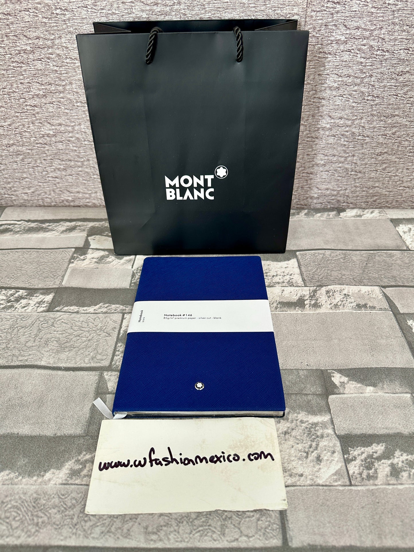 Cuaderno de escritura color azul Mont