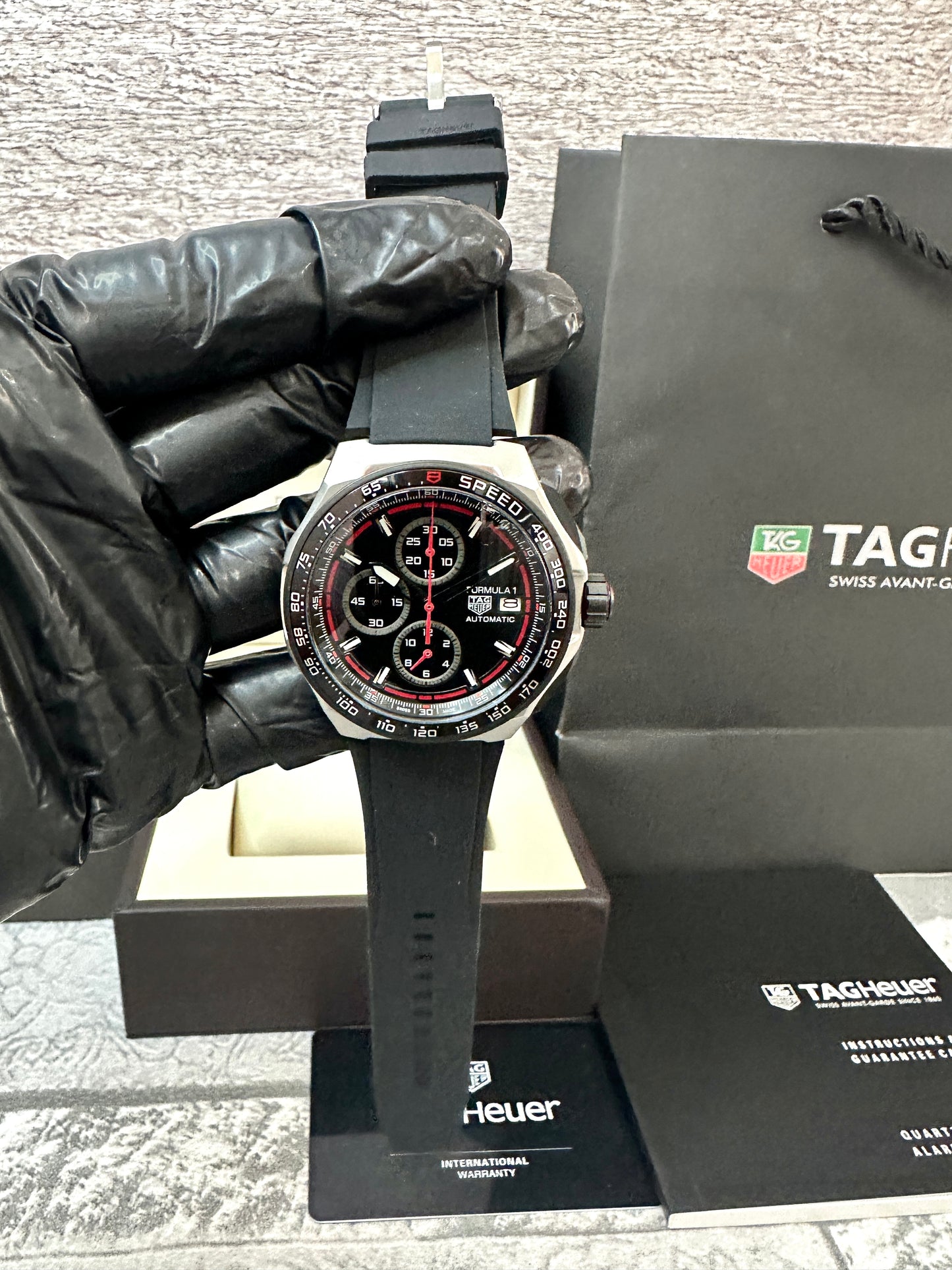 Reloj negro F1 Red Bull AAA Quartz