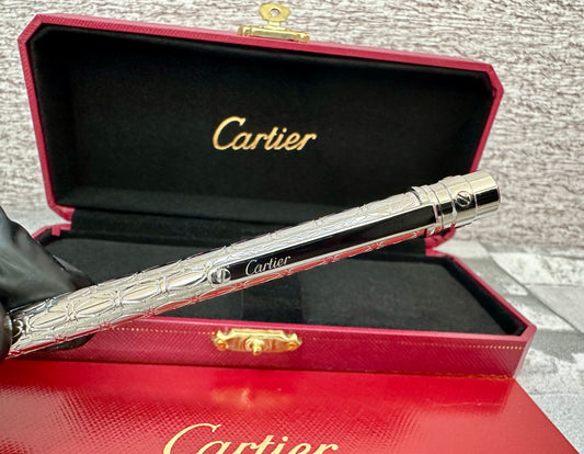 Boligrafo modelo Santos Crtier plateada