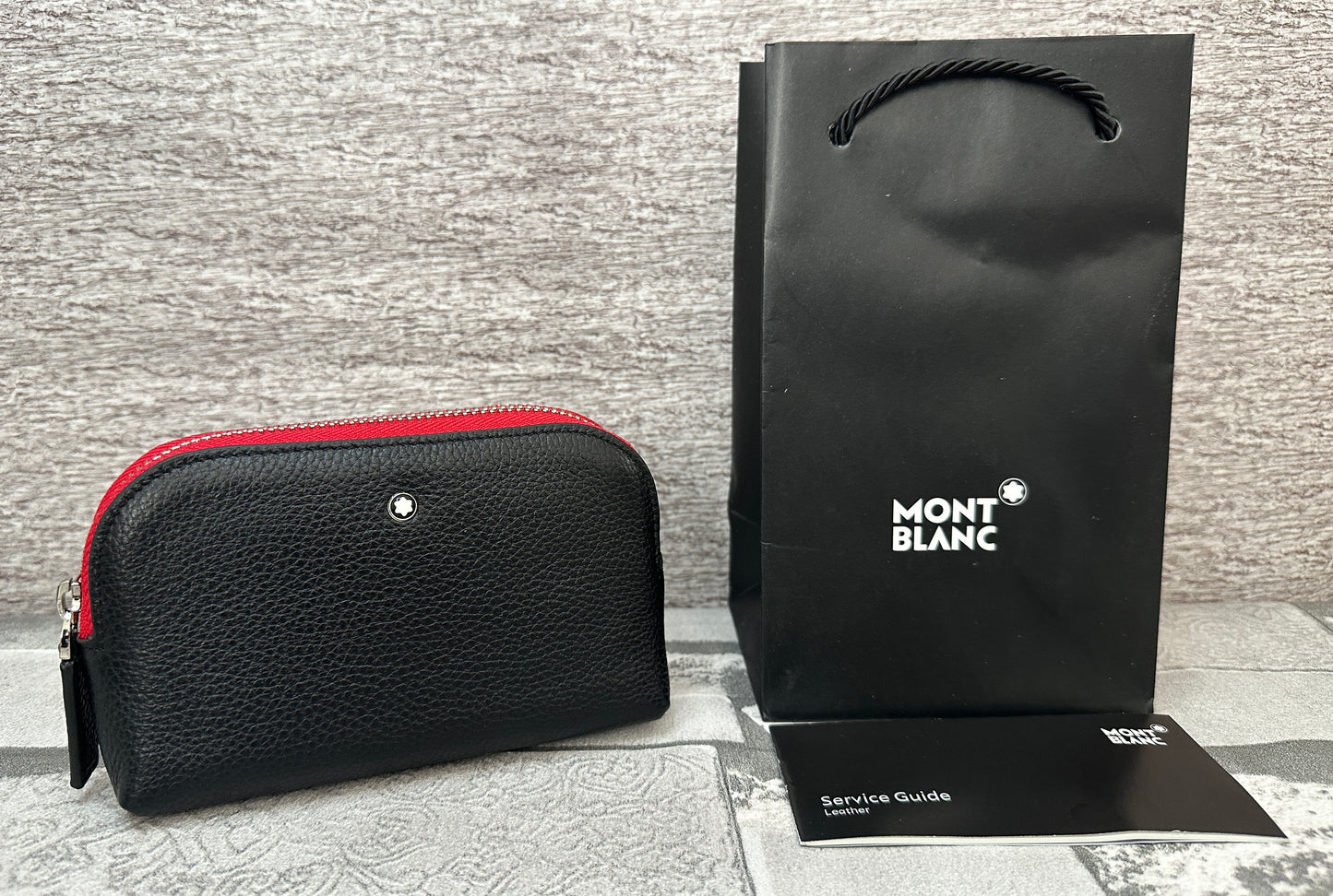 Neceser de viaje Mont B interior rojo