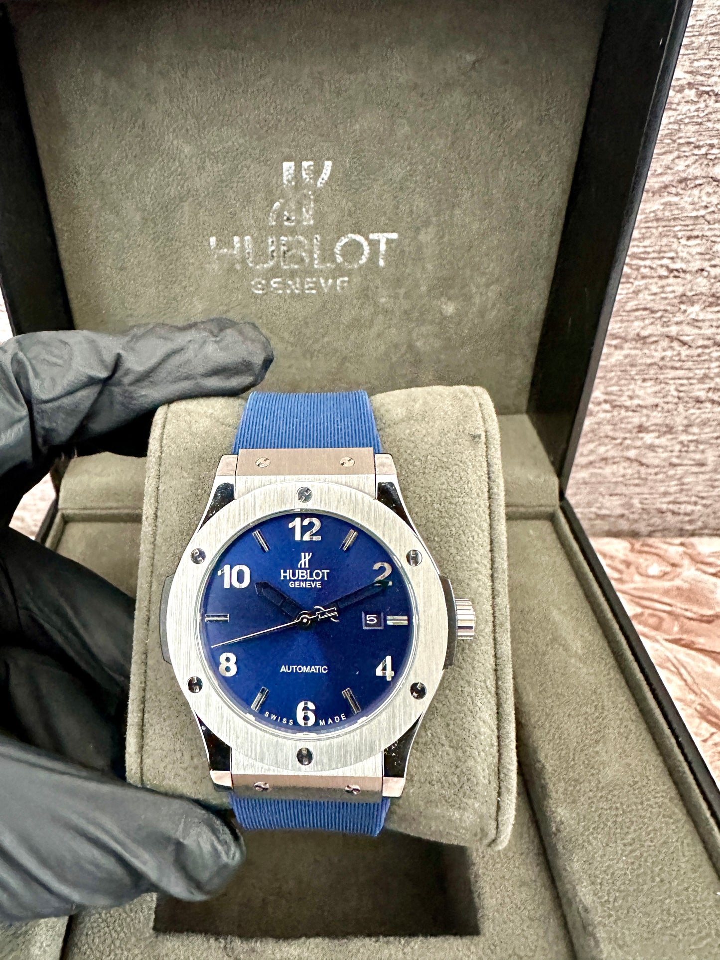 Reloj Hub10t Classic AAA Quartz azul