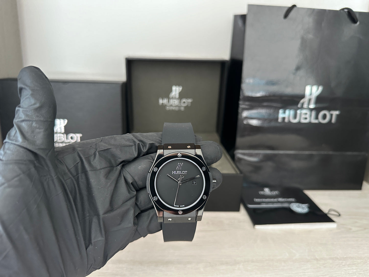 Reloj Hub10t Classic AAA Automático color negro