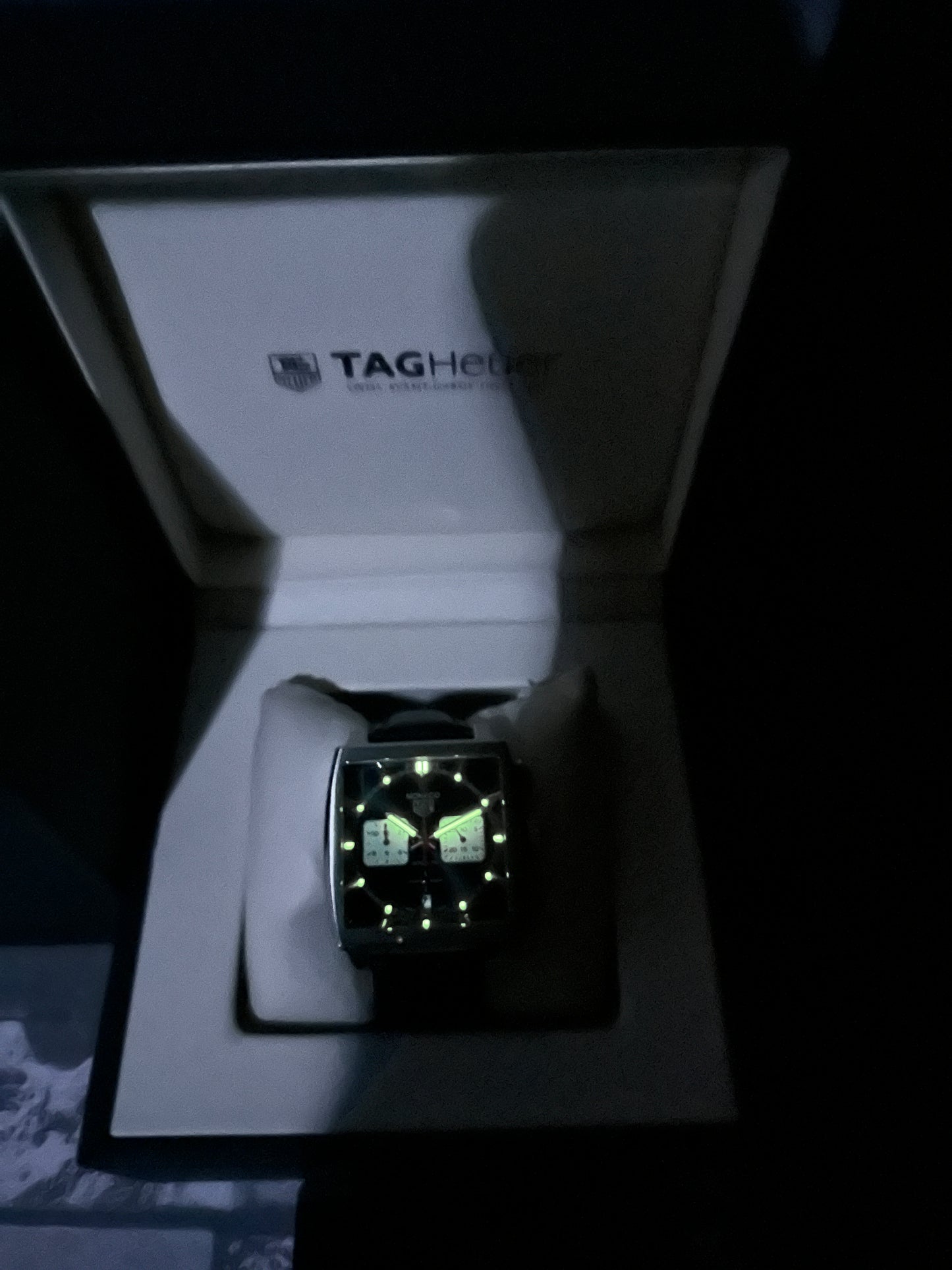 Reloj Monaco Chronograph negro, AAA