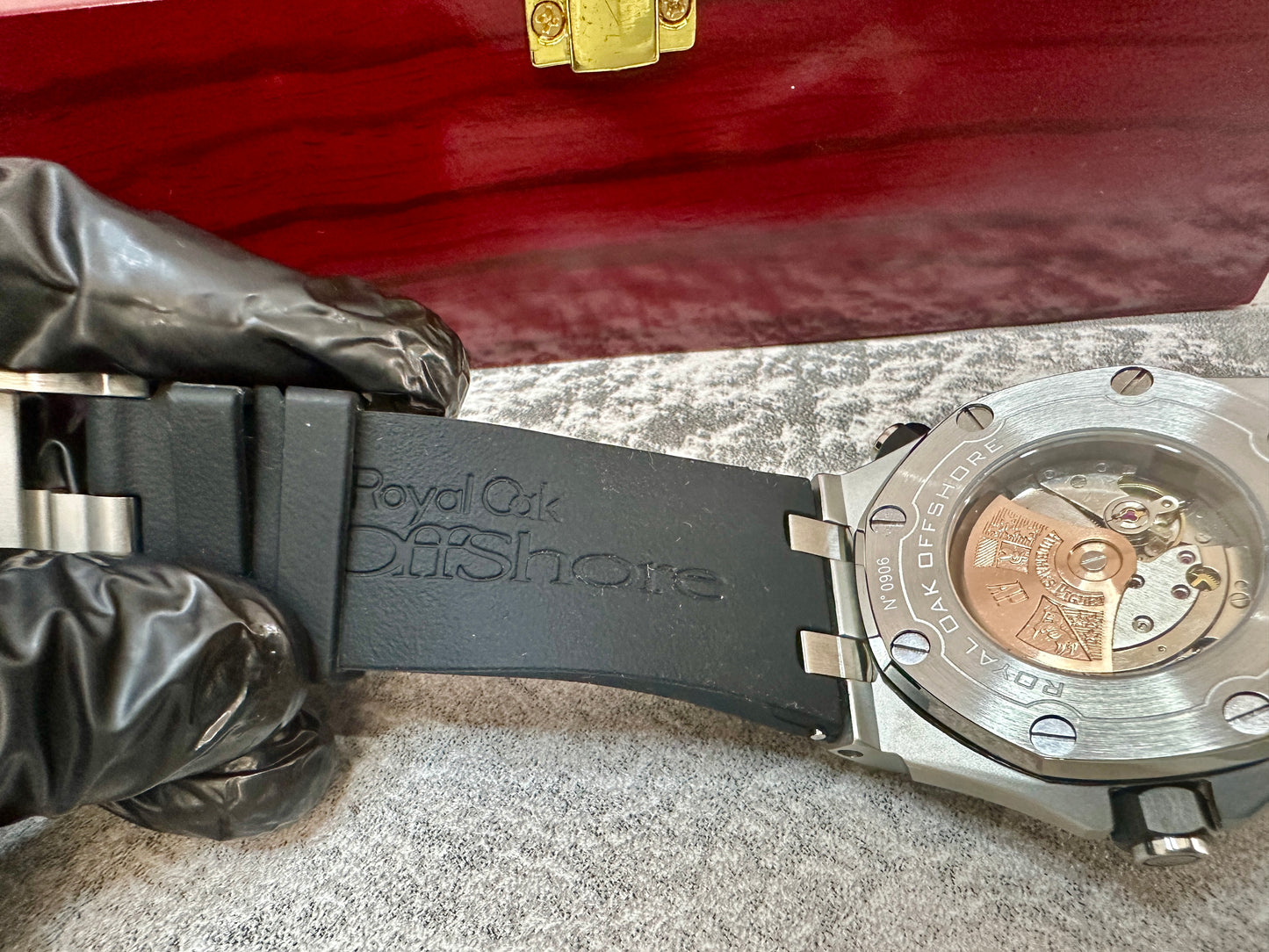 Reloj AP, AAA, Automático, 42 mm., negro con plata