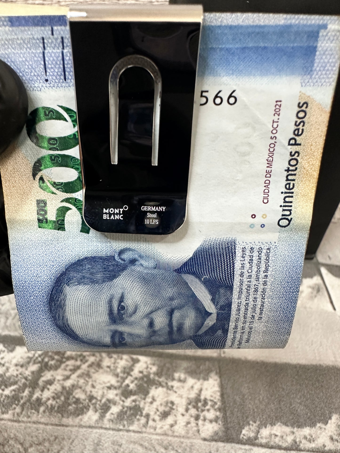 Clip para billetes modelo Around the World