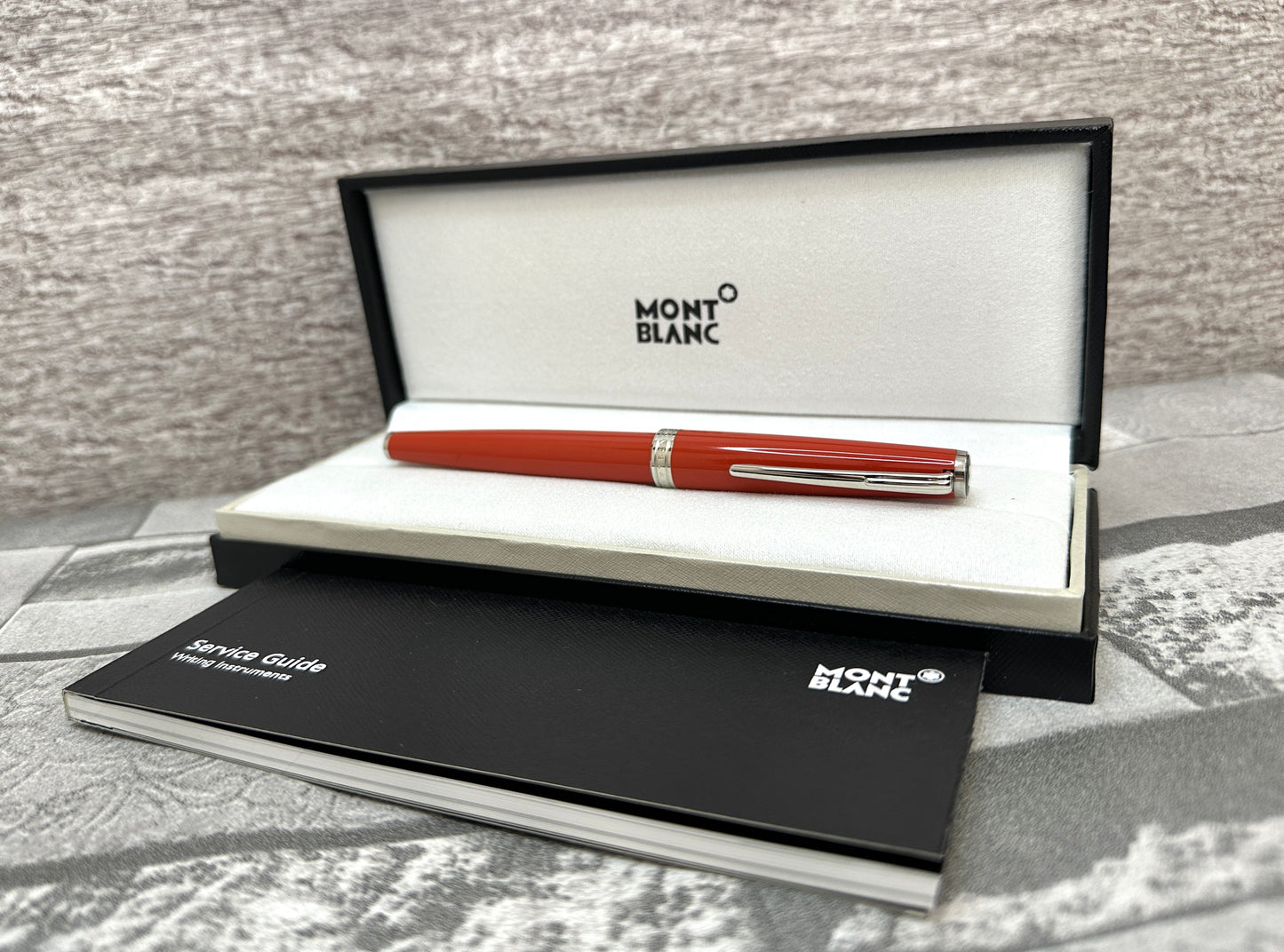 Pluma MB Rollerball PIX naranja