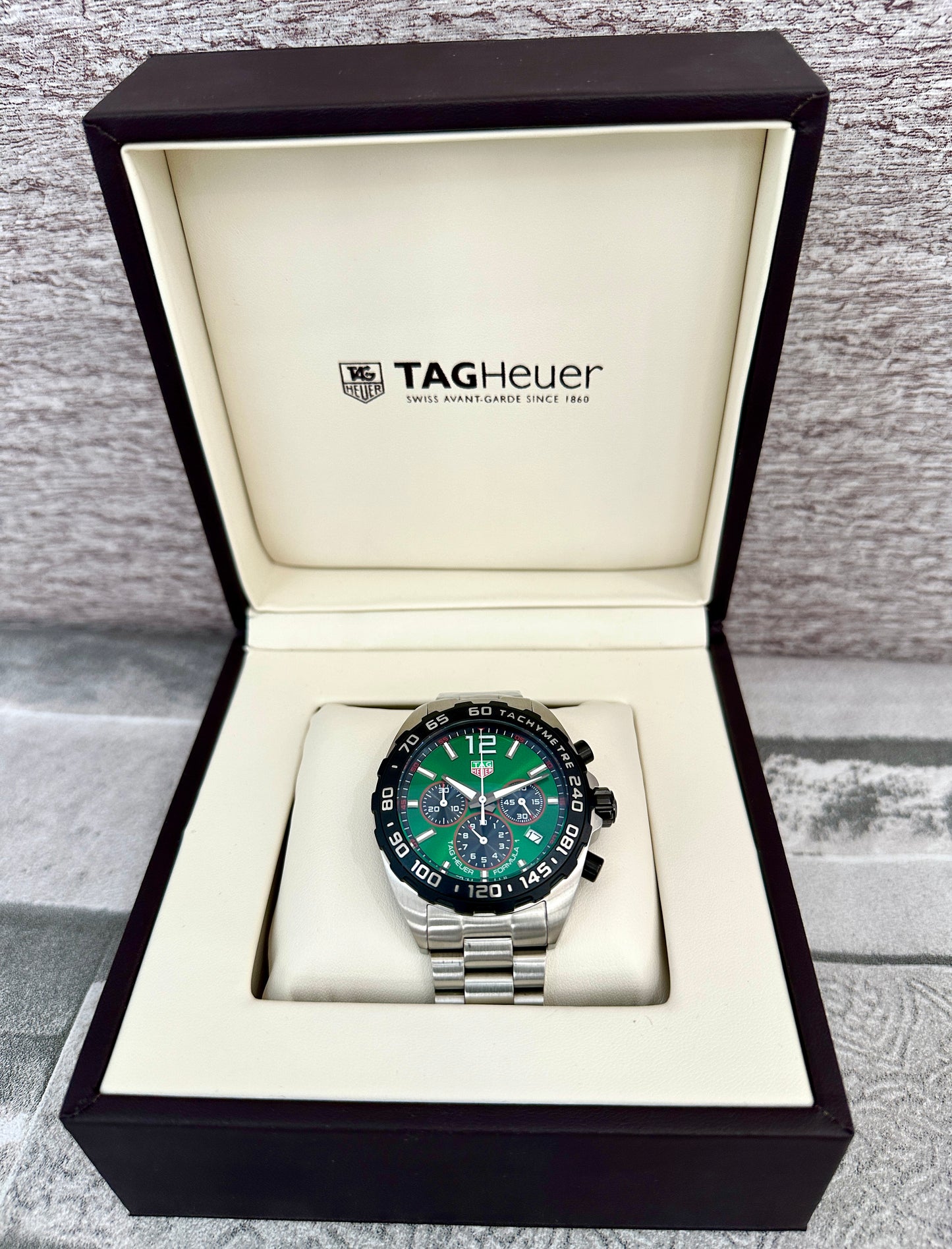 Reloj F1, AAA, Quartz, verde