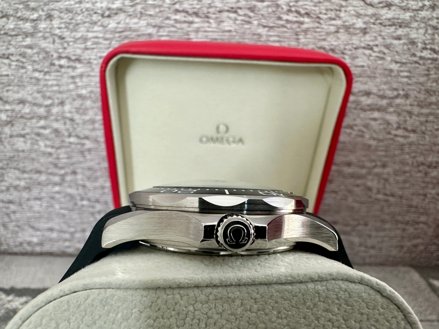 Reloj Sea Master AAA Automatic correa de caucho negra
