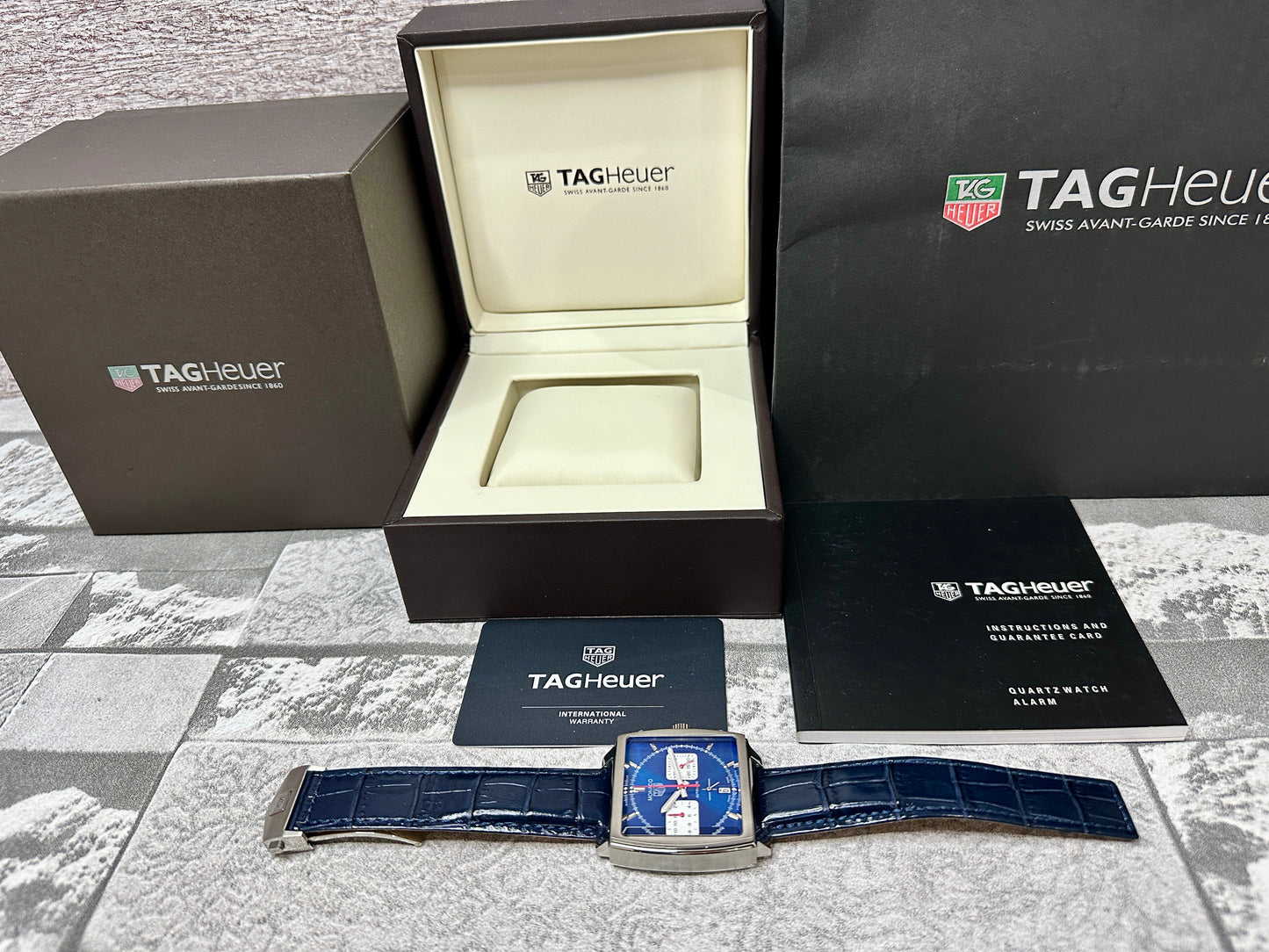 Reloj Monaco Chronograph Azul, AAA