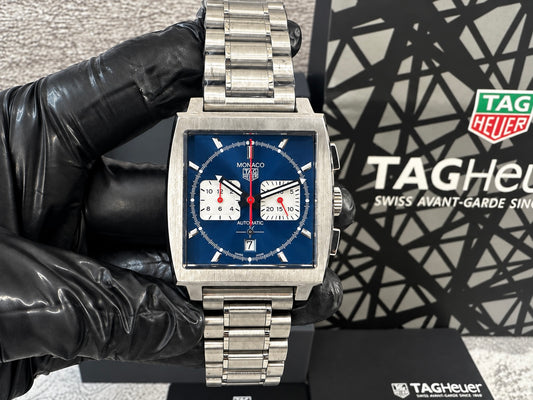 Reloj Monaco Chronograph azul, AAA