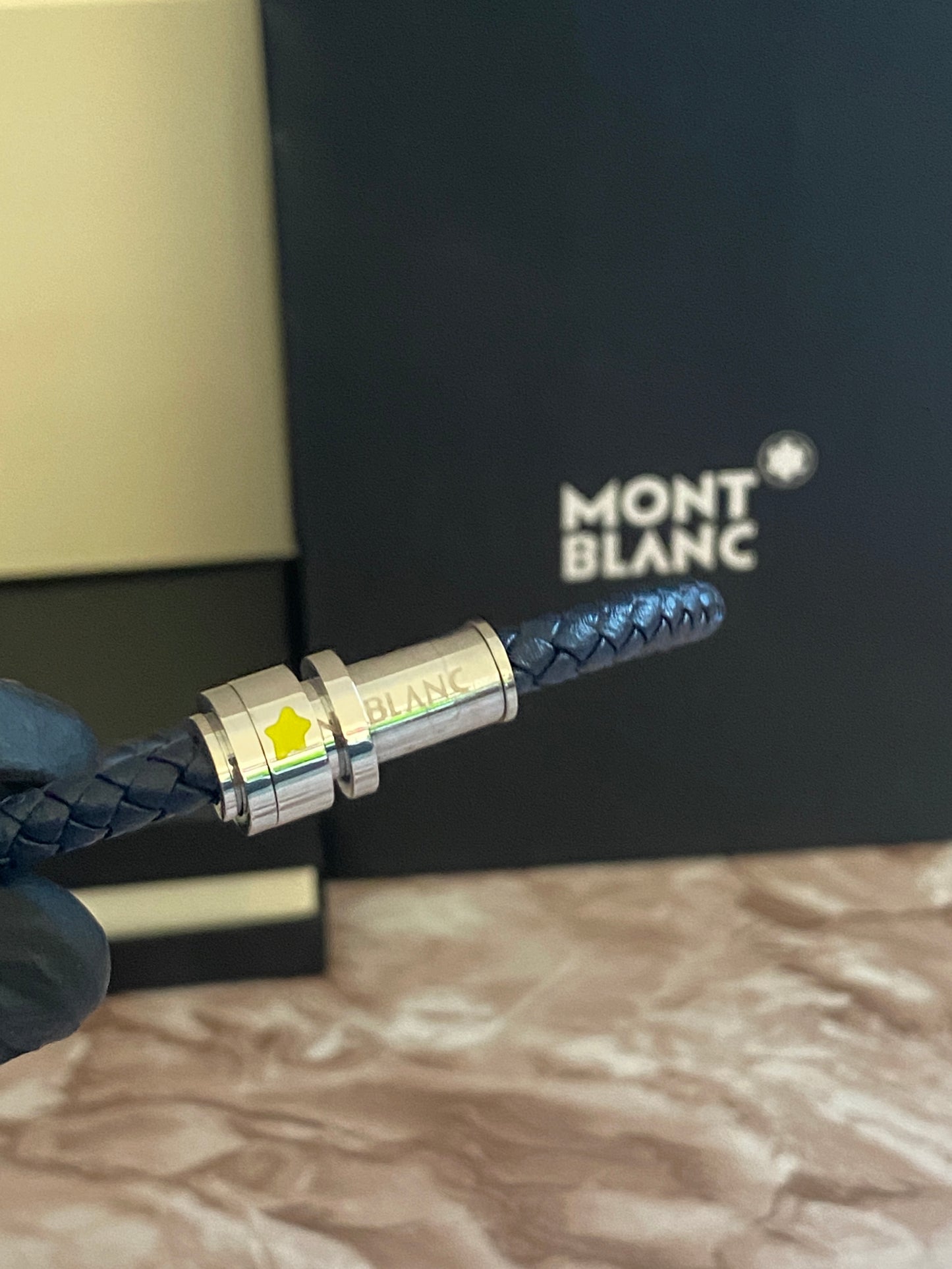 Pulsera Mont B. edición Le Petit Prince azul