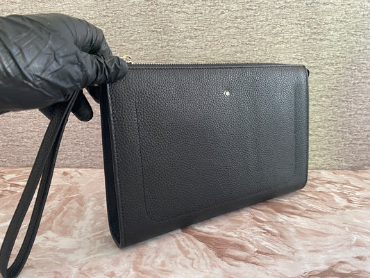 Bolsa Clutch de Piel Genuina MB