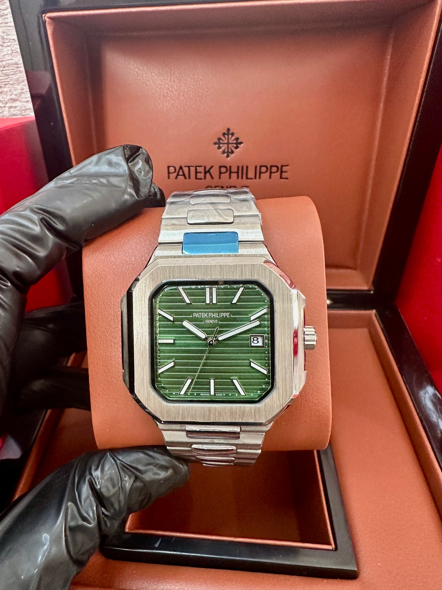 Reloj P4tek Cubit verde AAA Automático