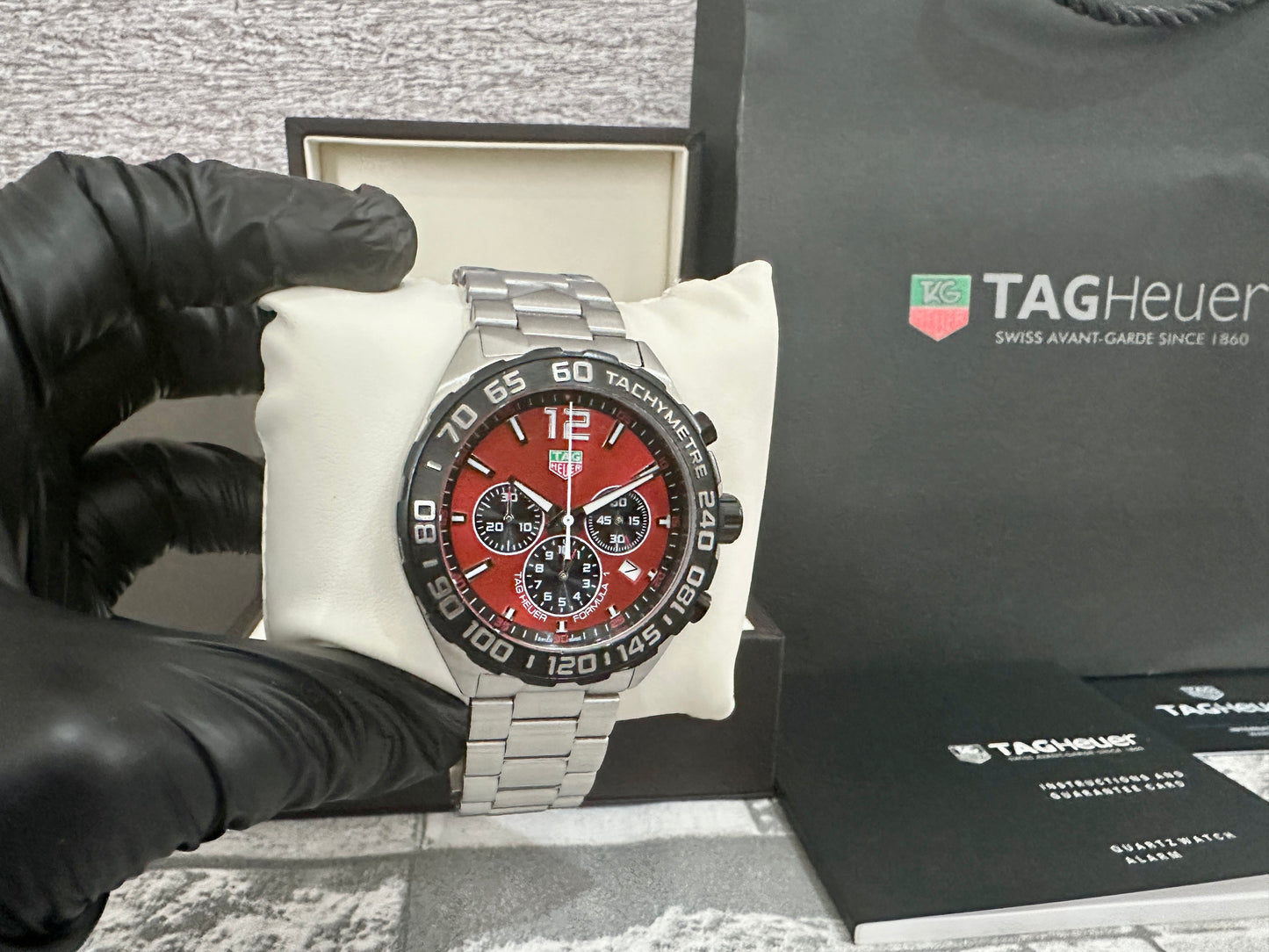 Reloj F1, AAA, Quartz, rojo