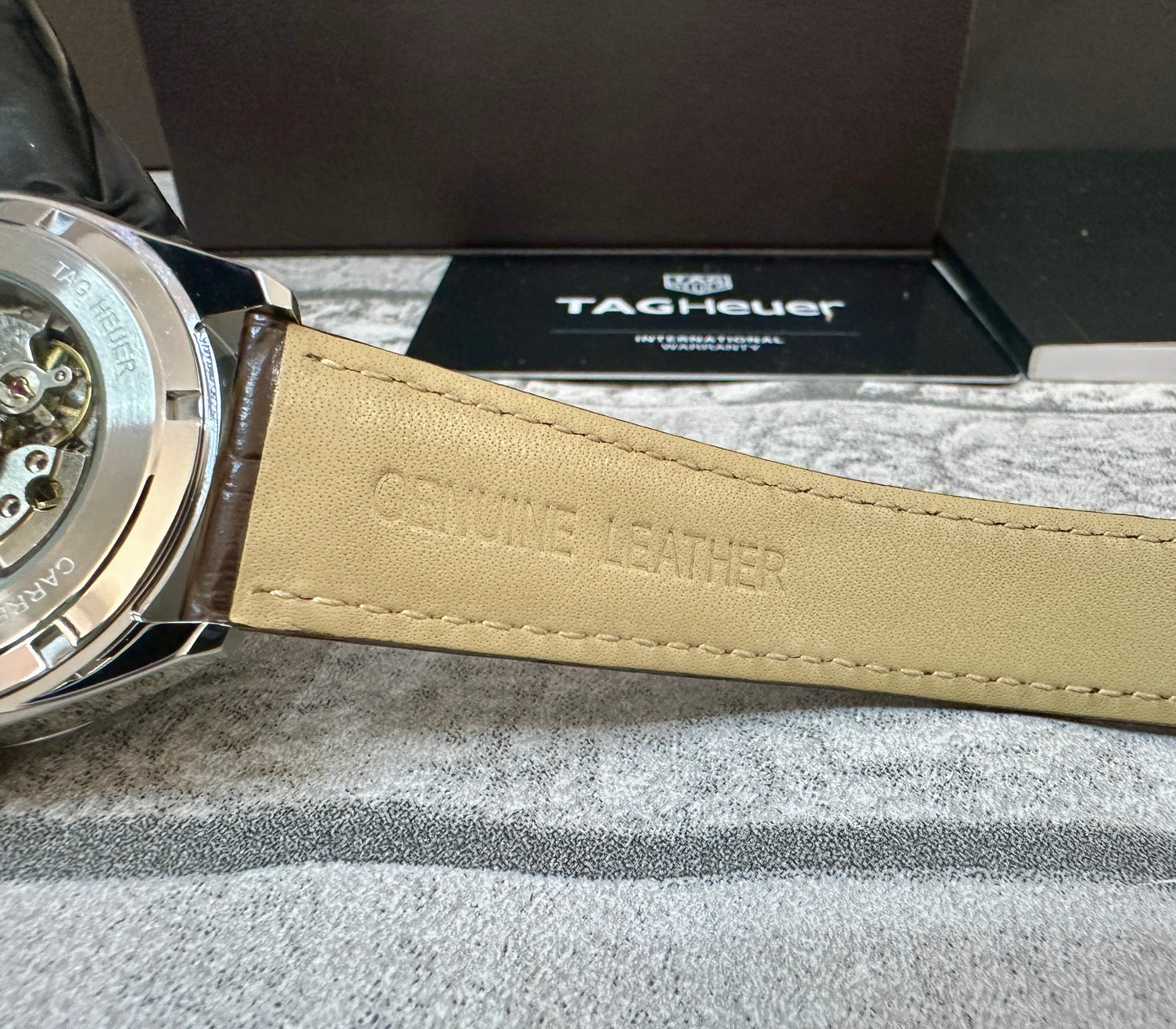 Reloj Carrera AAA Automático Correa de piel café